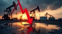 crude prices drop sharply