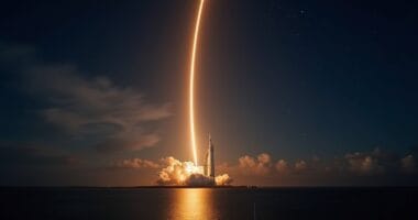 double falcon 9 launch