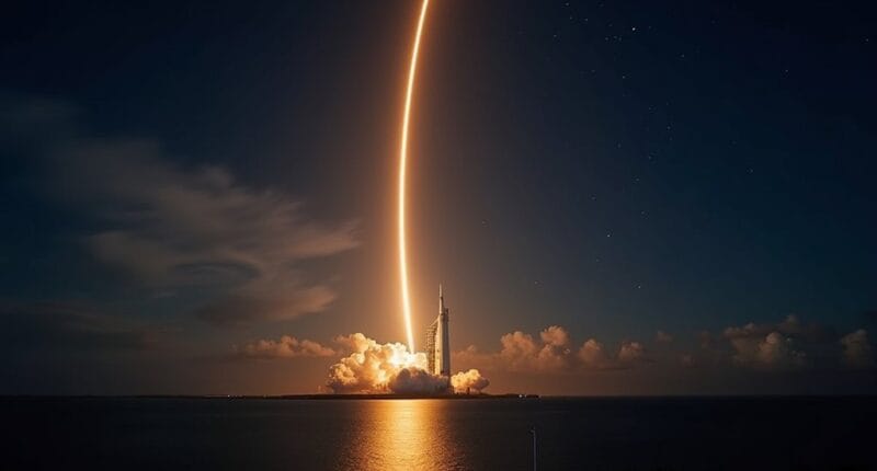 double falcon 9 launch