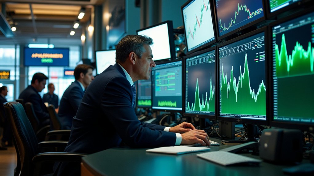 equities trading revenue surge