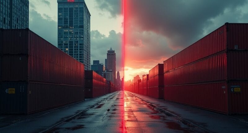 market chaos from tariffs