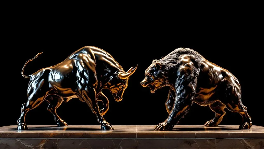 market trends rising and falling