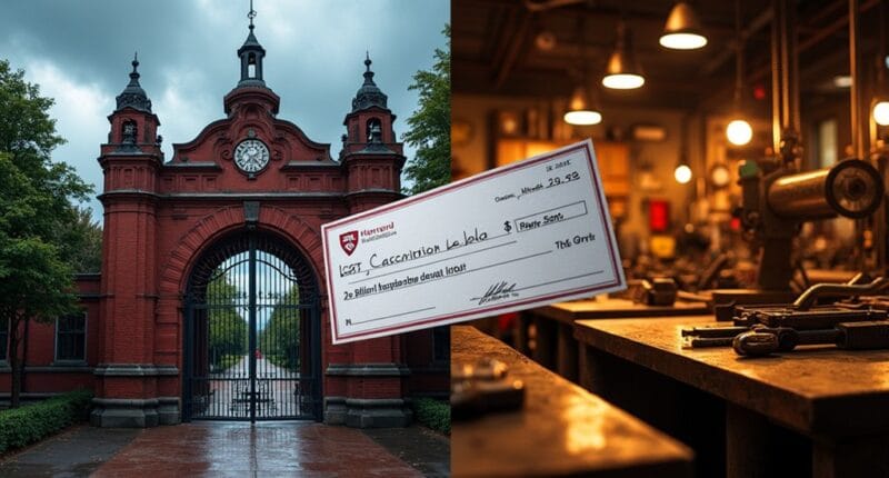 trump targets harvard funding